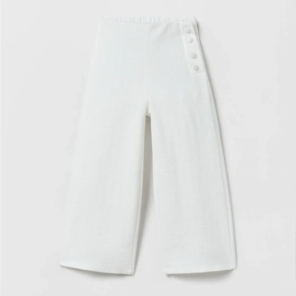 Zara Textured Flare Pants 7